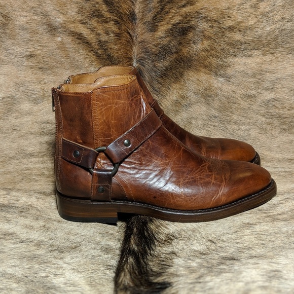 Frye Weston Harness Boots sz 9 NWOB - Picture 3 of 8